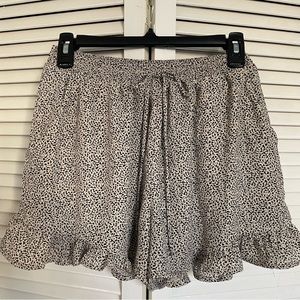 Cheetah print shorts